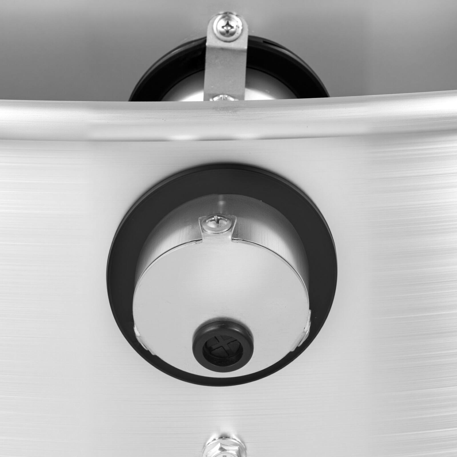 Alt View 5. VEVOR - Commercial Kitchen Exhaust Fan,1136 CFM Restaurant Canopy Hood Exhaust Fan,0.33HP 250W Direct Drive Food Truck Hood Vent - Silver.