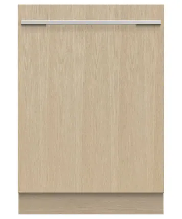 Front. Fisher & Paykel - Built-in Smart Dishwasher with Top Controls Panel Ready, 7 Wash Cycles, 15 Place Settings, 44 dba 3 Racks - Panel Ready.