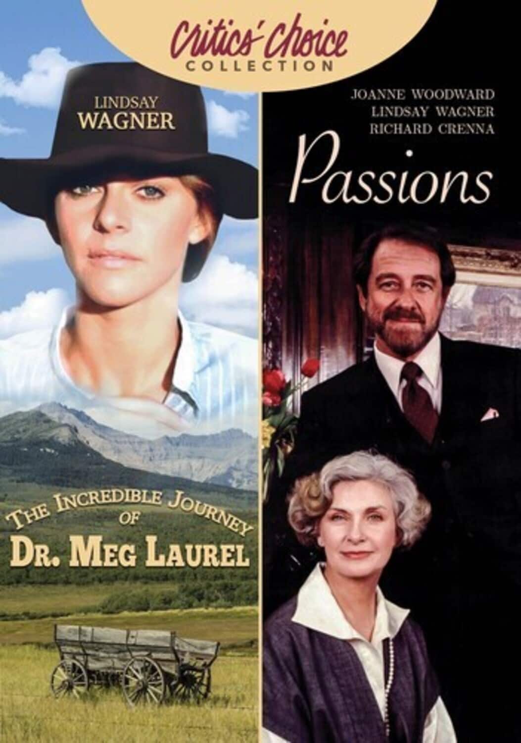 Lindsay Wagner TV Movie Double Feature (The Incredible Journey of Dr. Meg Laurel / Passions)  - DVD