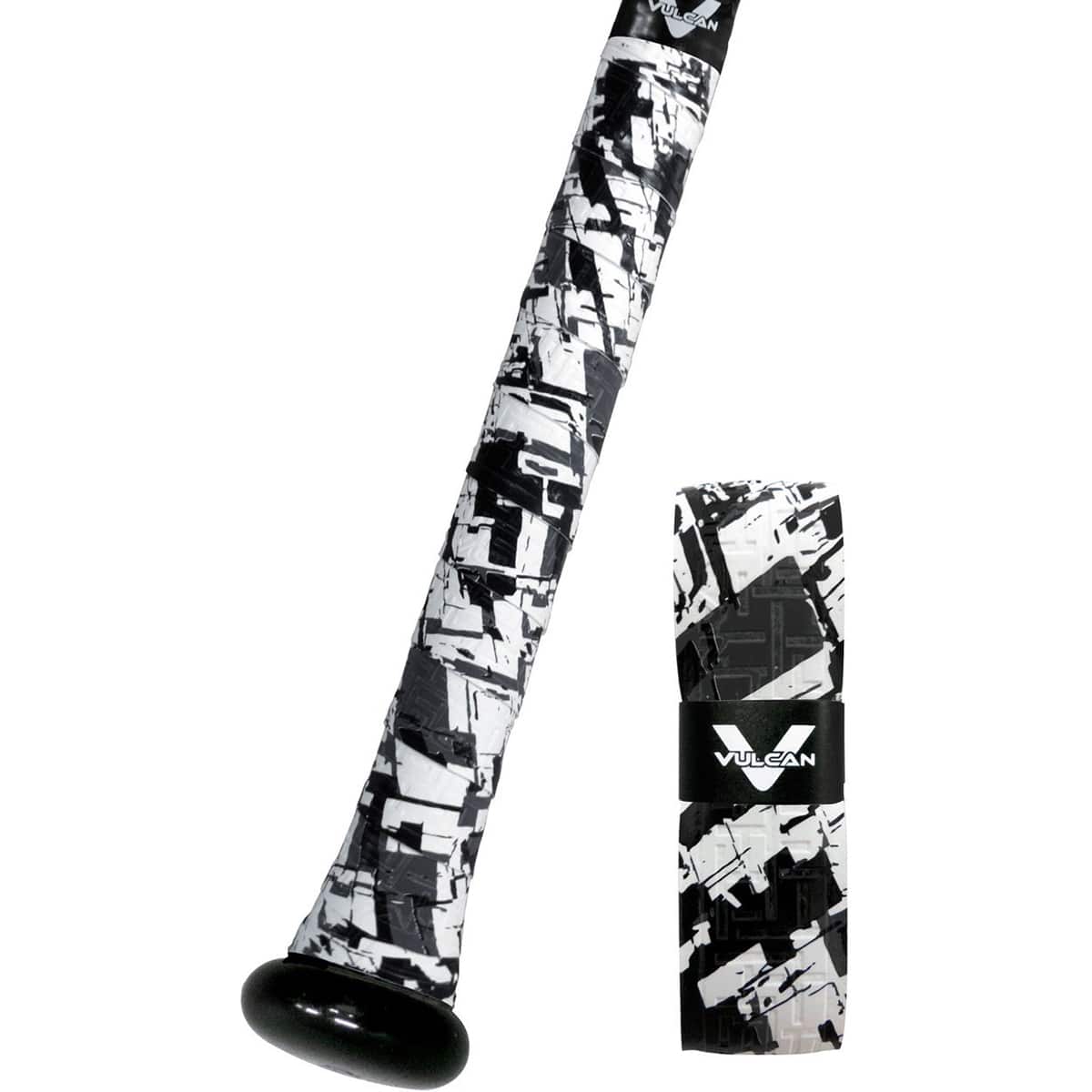 Vulcan - ASP Series 1.75mm Advanced Polymer Bat Grip Tape Wrap - White Noise