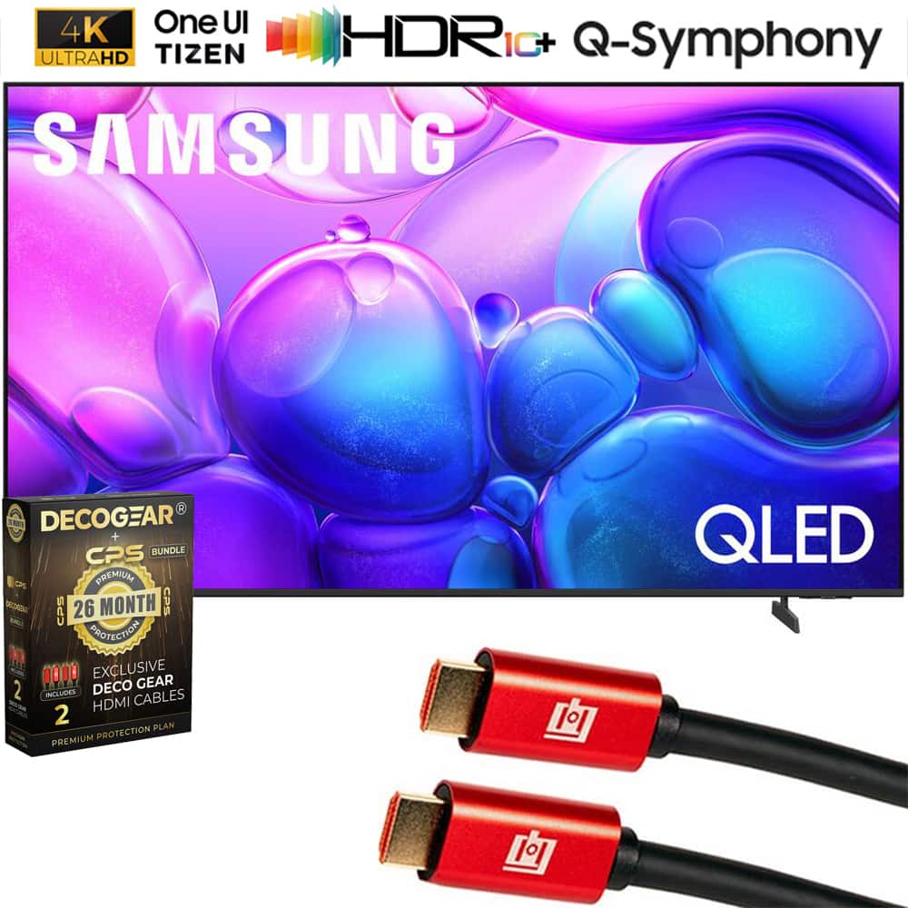 Samsung - 75" Q6F QLED 4K UHD AI Smart TV (2025) + 26 Month Protection Extended Warranty Bundle
