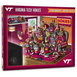 YouTheFan - Virginia Tech Hokies Purebred Fans 18'' x 24'' A Real Nailbiter 500-Piece Puzzle - Multicolor