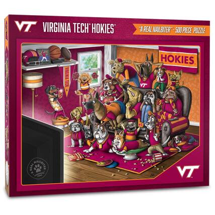 VT VIRGINIA TECH HOKIES™
"A REAL NAILBITER" - 500 PIECE PUZZLE
HOKIES
#1
"A REAL NAILBITER" - PURDUEDED PUPS