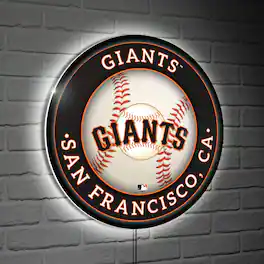 Evergreen Enterprises - San Francisco Giants LED XL Round Wall D-cor - Multicolor