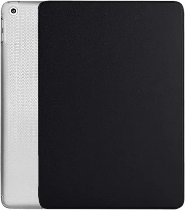 Front. DuraSafe Cases - iPad Air 2 9.7" 2014 Lightweight Shockproof TPU Smart Cover A1474 A1475 A1476 A1566 A1567 A1822 A1823 A1893 A1954 - Black.