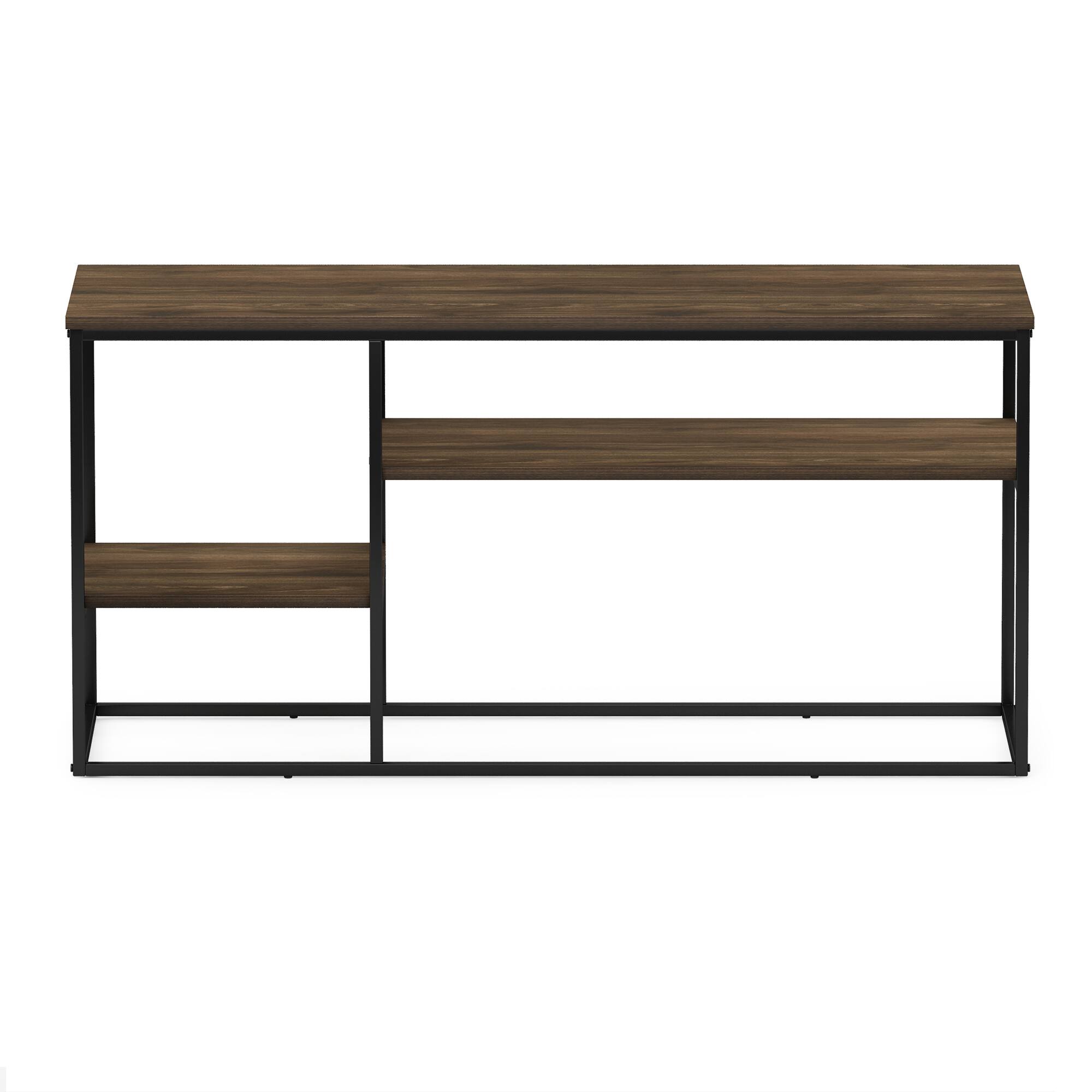 Alt View 2. Furinno - Moretti Modern Lifestyle TV Stand for TV up to 50 Inch - Columbia Walnut.