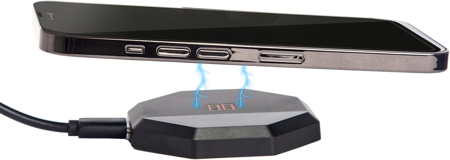Angle. Carson - Carson & Quinn Magsafe Compatible Wireless Charger 15W Magnetic Wireless Charger Black.