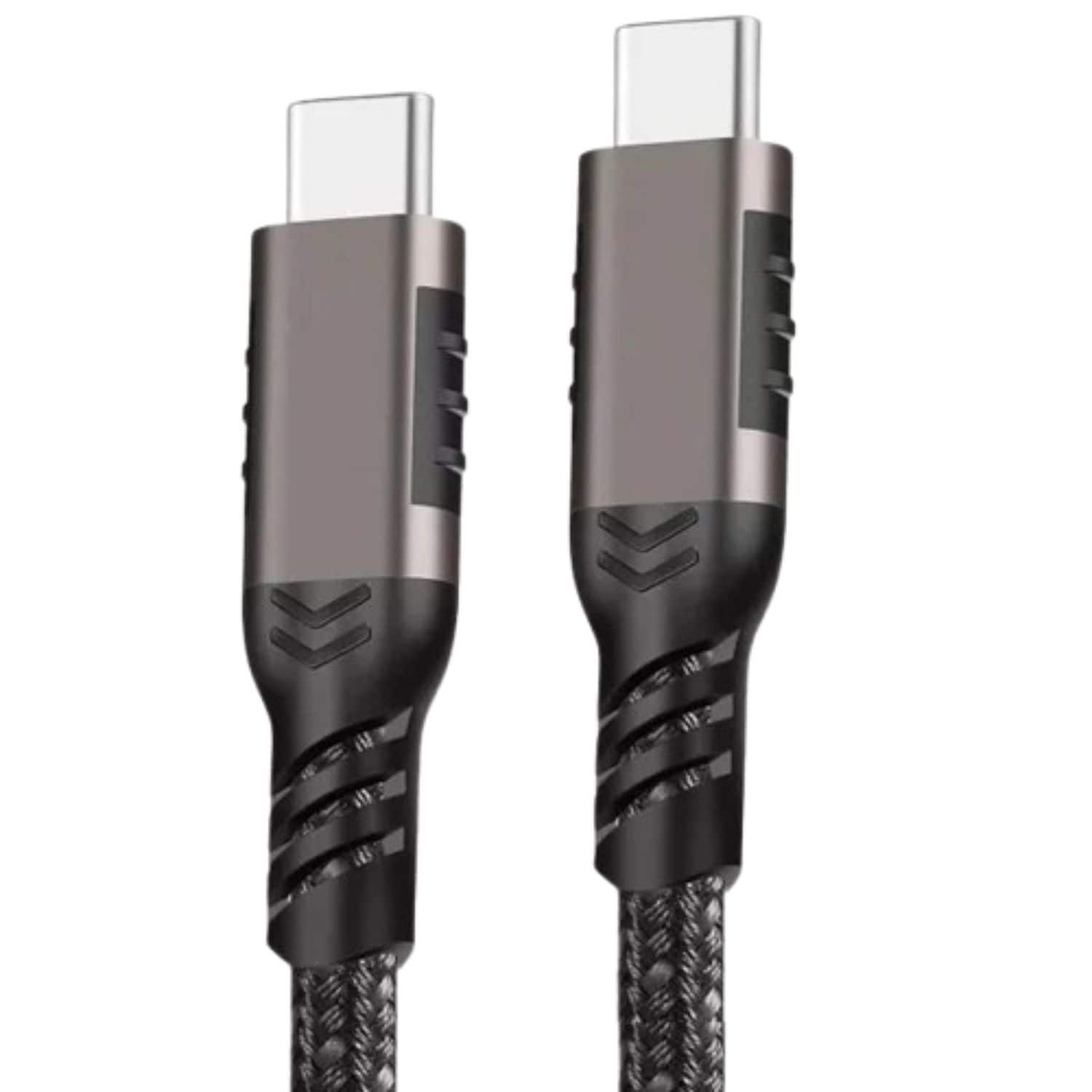 Stock Preferred - USB-C to USB-C Fast Charging Cable (3ft) – 100W PD 5A, High-Speed Data Sync, Durable Nylon Braided