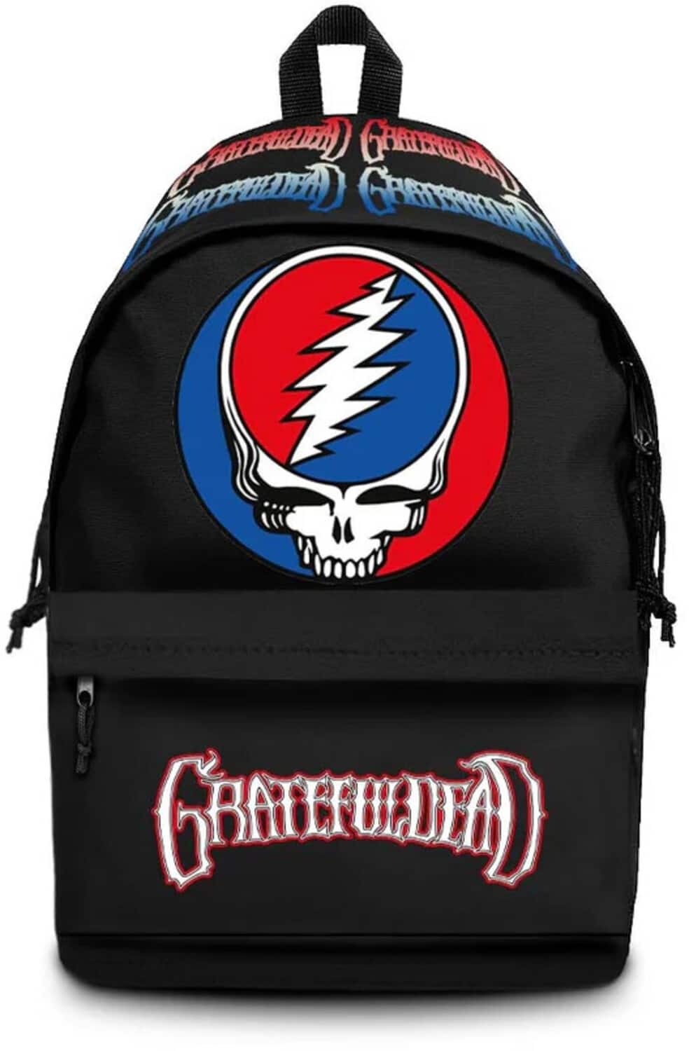 PopMarket - Grateful Dead - Rocksax - Grateful Dead - Logo - Daypack with Laptop Pocket (Black) - Multicolor