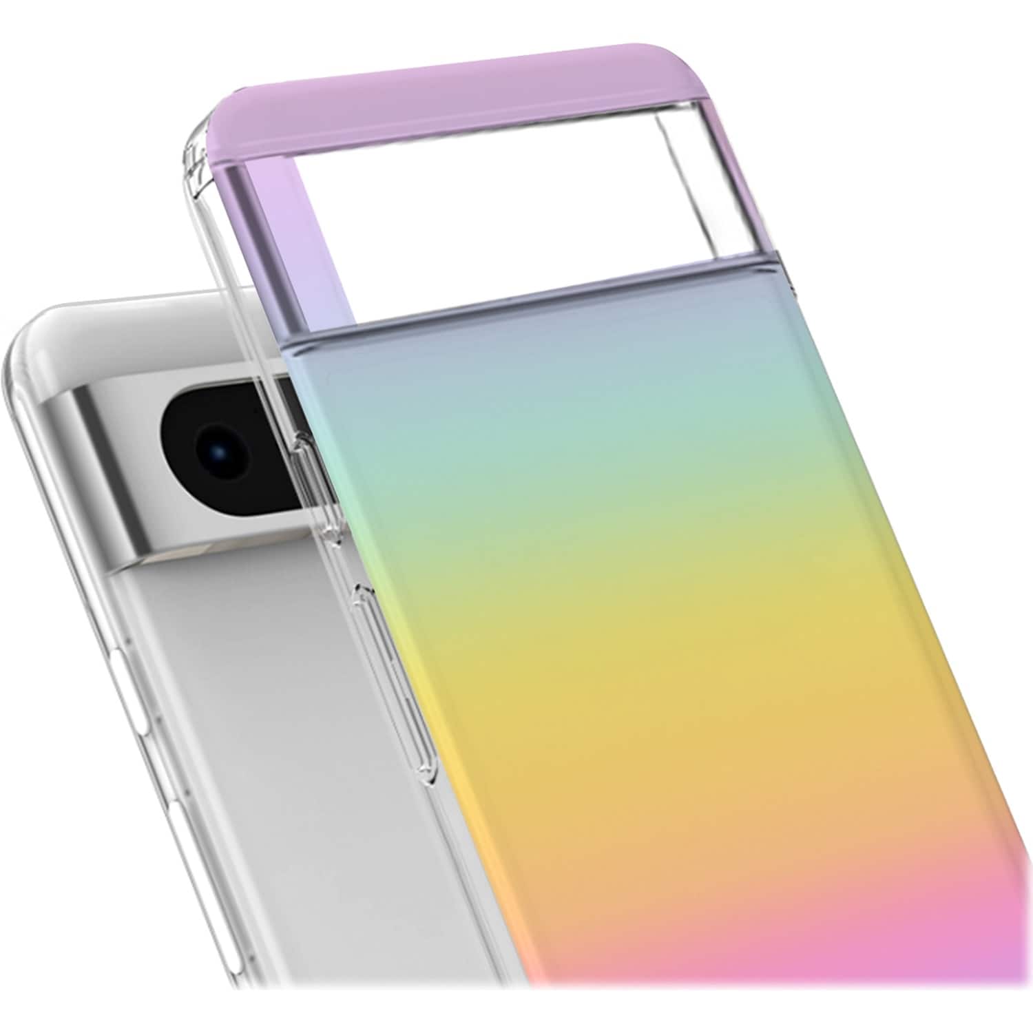 Alt View 15. SaharaCase - Hybrid-Flex Hard Shell Series Case for Google Pixel 8 Pro - Transparent Gradient.