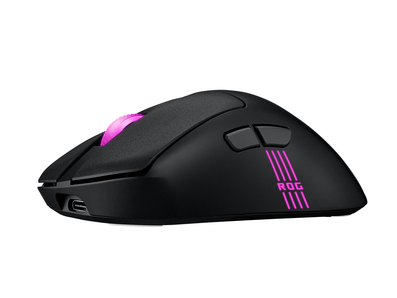 Alt View 8. ASUS - ASUS ROG Keris II Wireless Gaming Mouse, 64g, 42K DPI, ROG Switches, SpeedNova Wireless, Bluetooth - Black - Black.