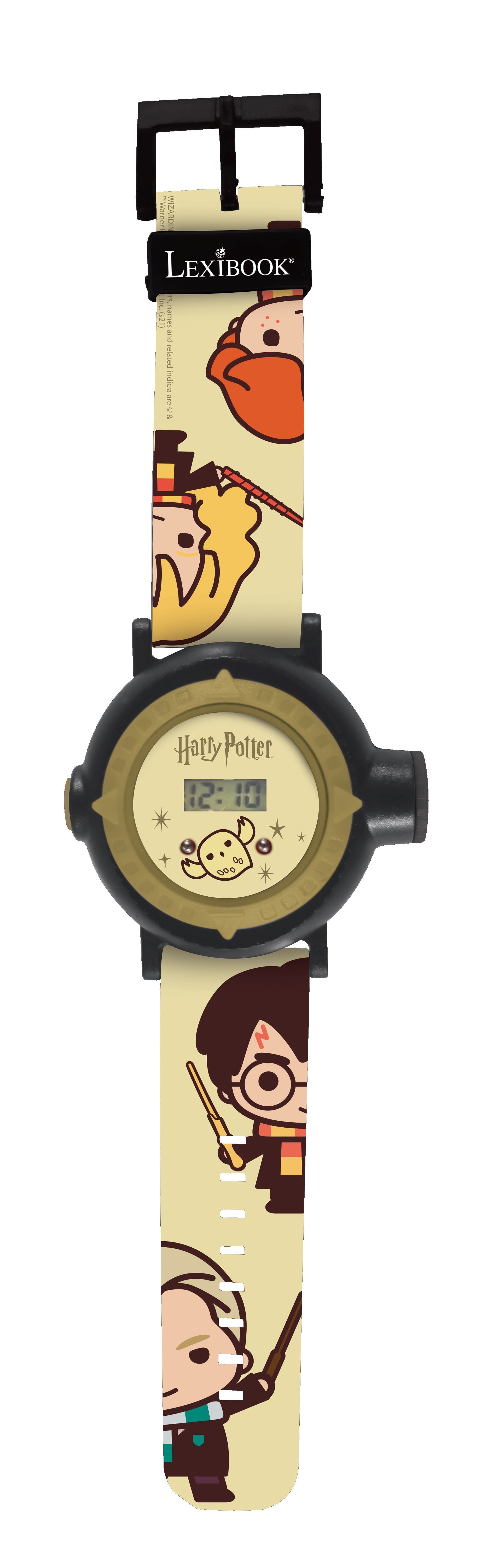 Lexibook - Harry Potter Digital Projection Watch with 20 Images to Project - BEIGE