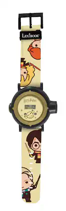 Lexibook - Harry Potter Digital Projection Watch with 20 Images to Project - BEIGE