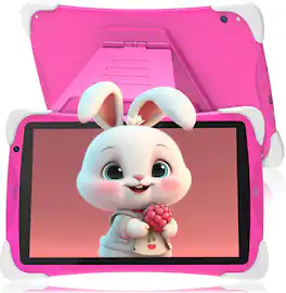 ANTEMPER - 2026 Tablet for Kids Android, 10.1 Inch Kids Tablet 8+64GB, 1280 * 800, Kid Learning Tablets with Parental Control - Pink