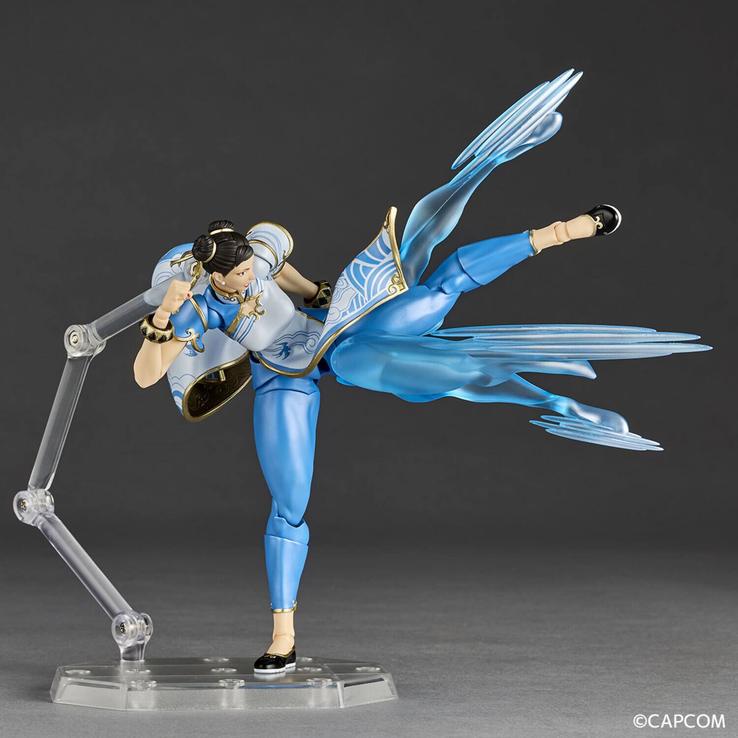 Alt View 4. PopMarket - Kaiyodo - Street Fighter - Revoltech Amazing Yamaguchi - Chun-Li Action Figure   - COLLECTIBLES - Multicolor.