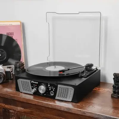 Áudio system VICTOR Victor Audio Lakeshore 5 in 1 Hybrid Bluetooth Turntable