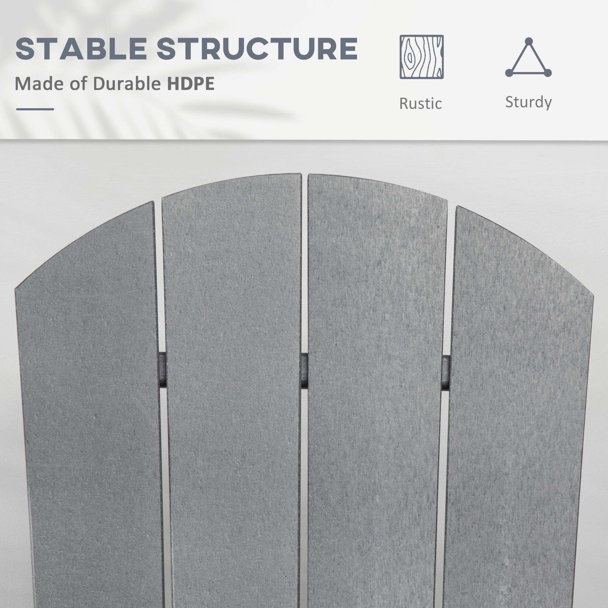 STABLE STRUCTURE
Made of Durable HDPE
Rustic - Sturdy