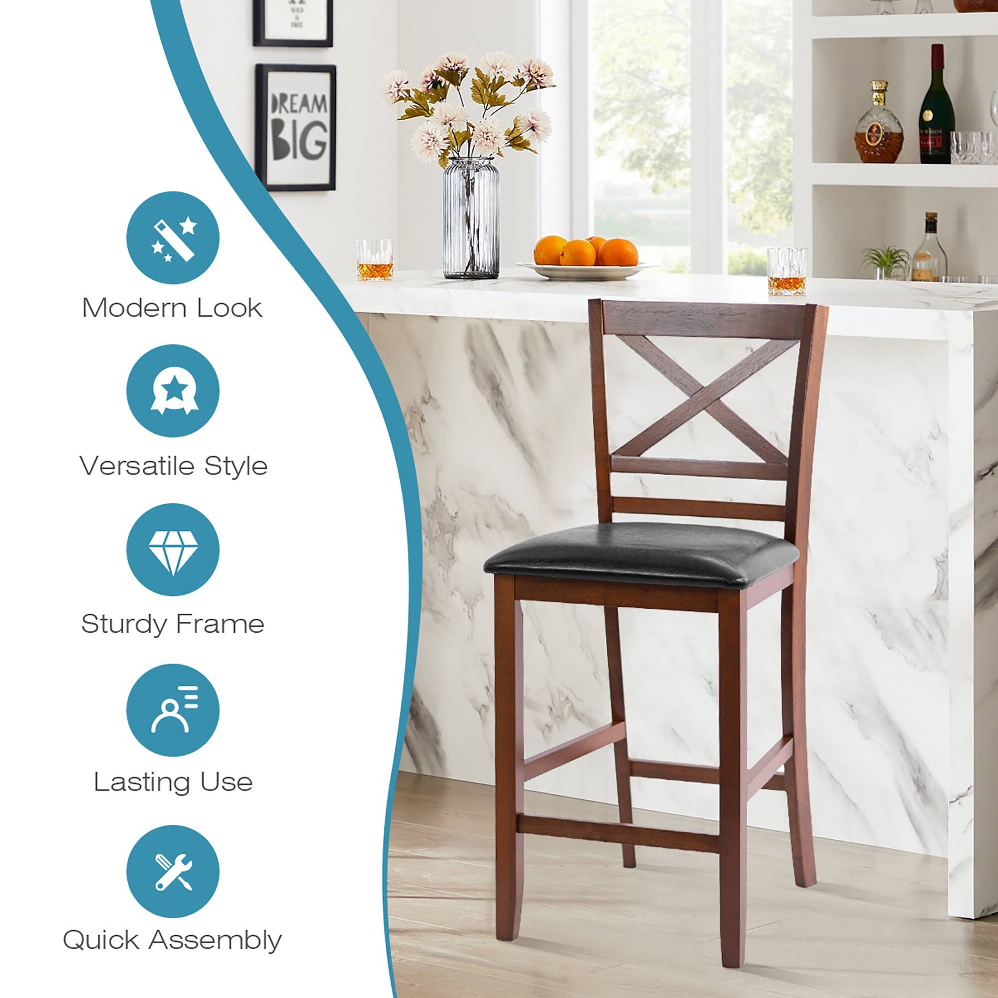 - Modern Look
- Versatile Style
- Sturdy Frame
- Lasting Use
- Quick Assembly