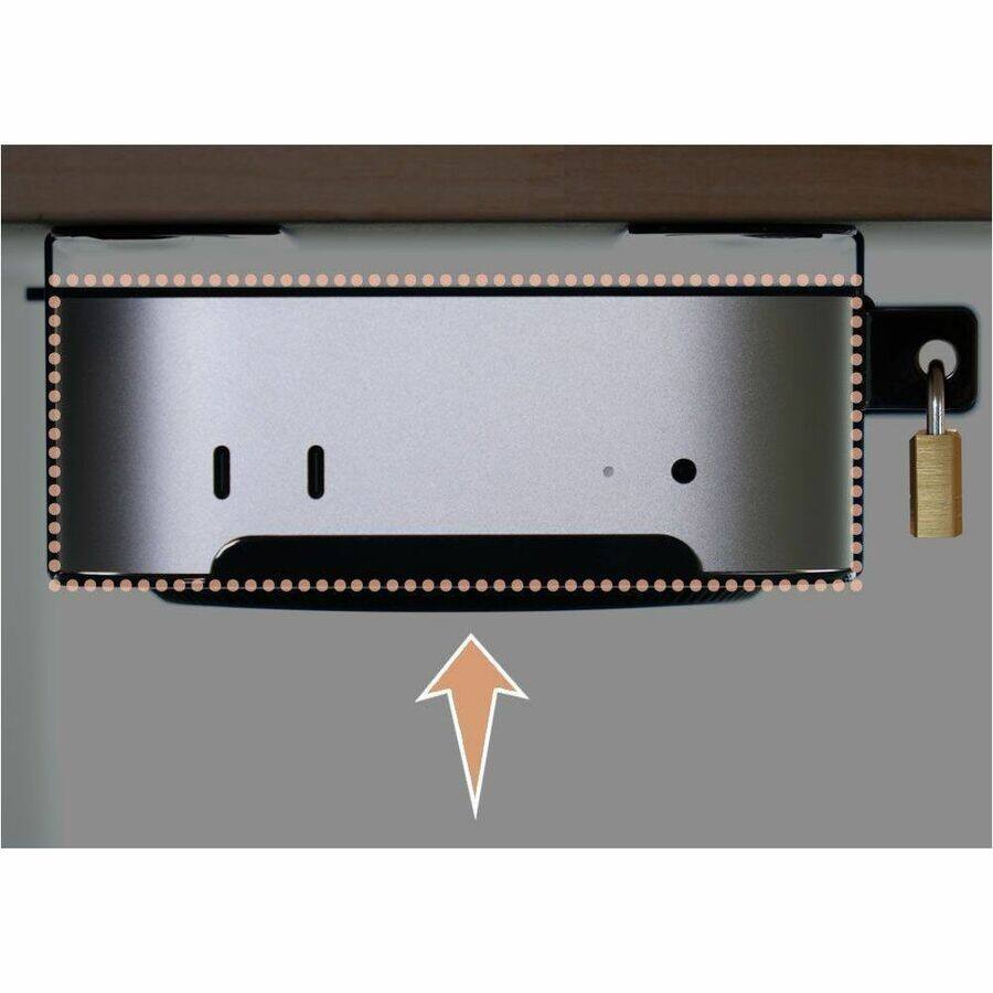 Alt View 1. Sonnet Technologies - Sonnet Desk/Wall Mount for Mounting Bracket, Mac mini - VESA Mount Compatible - black.