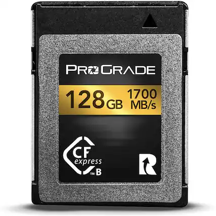 PRO GRADE
128 GB
1700 MB/s
CF express™ B