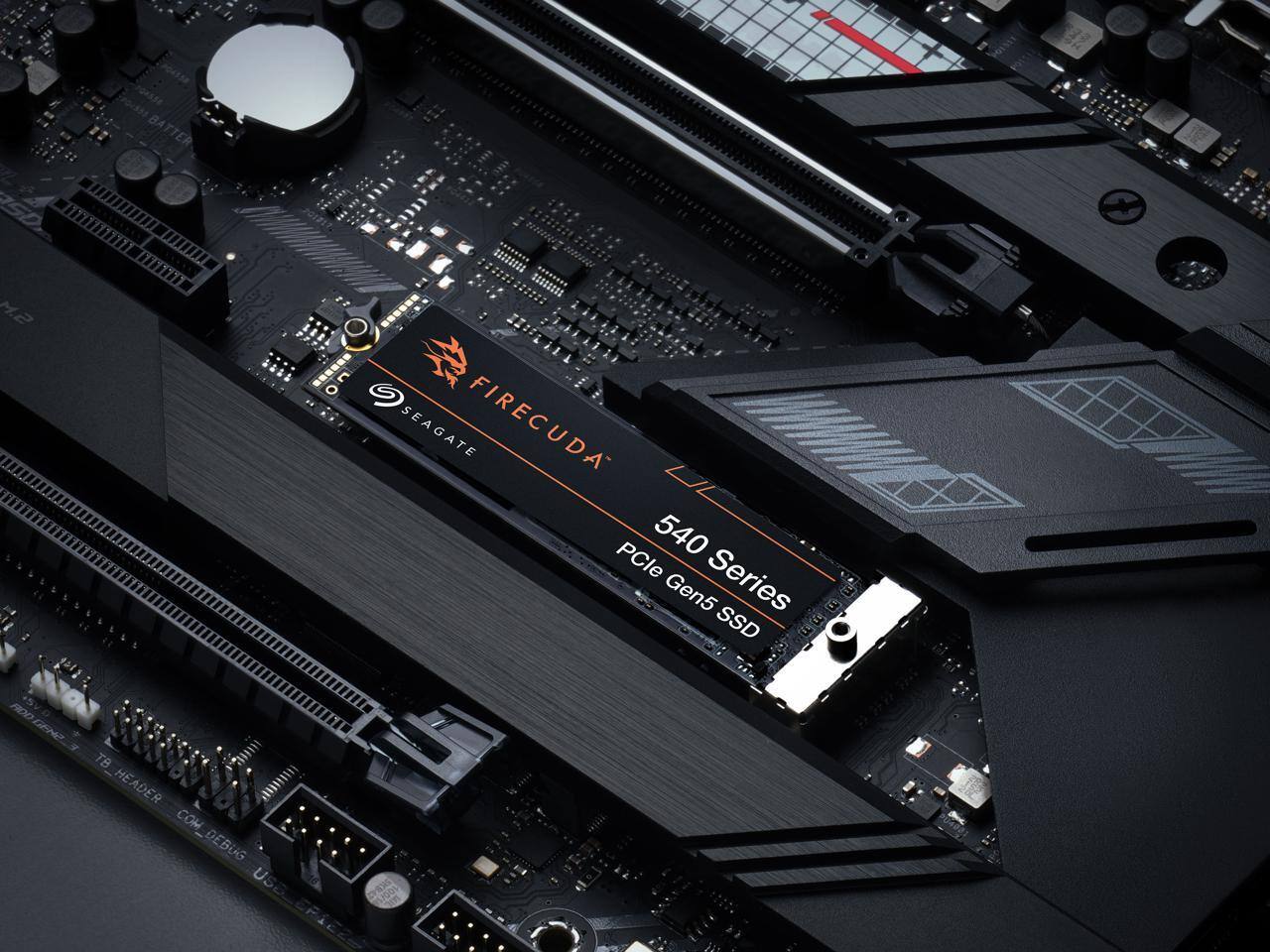 Seagate FireCuda 540 NVMe Gen5 1TB M.2 SSD (PCIe 5.0 x4, 3D TLC