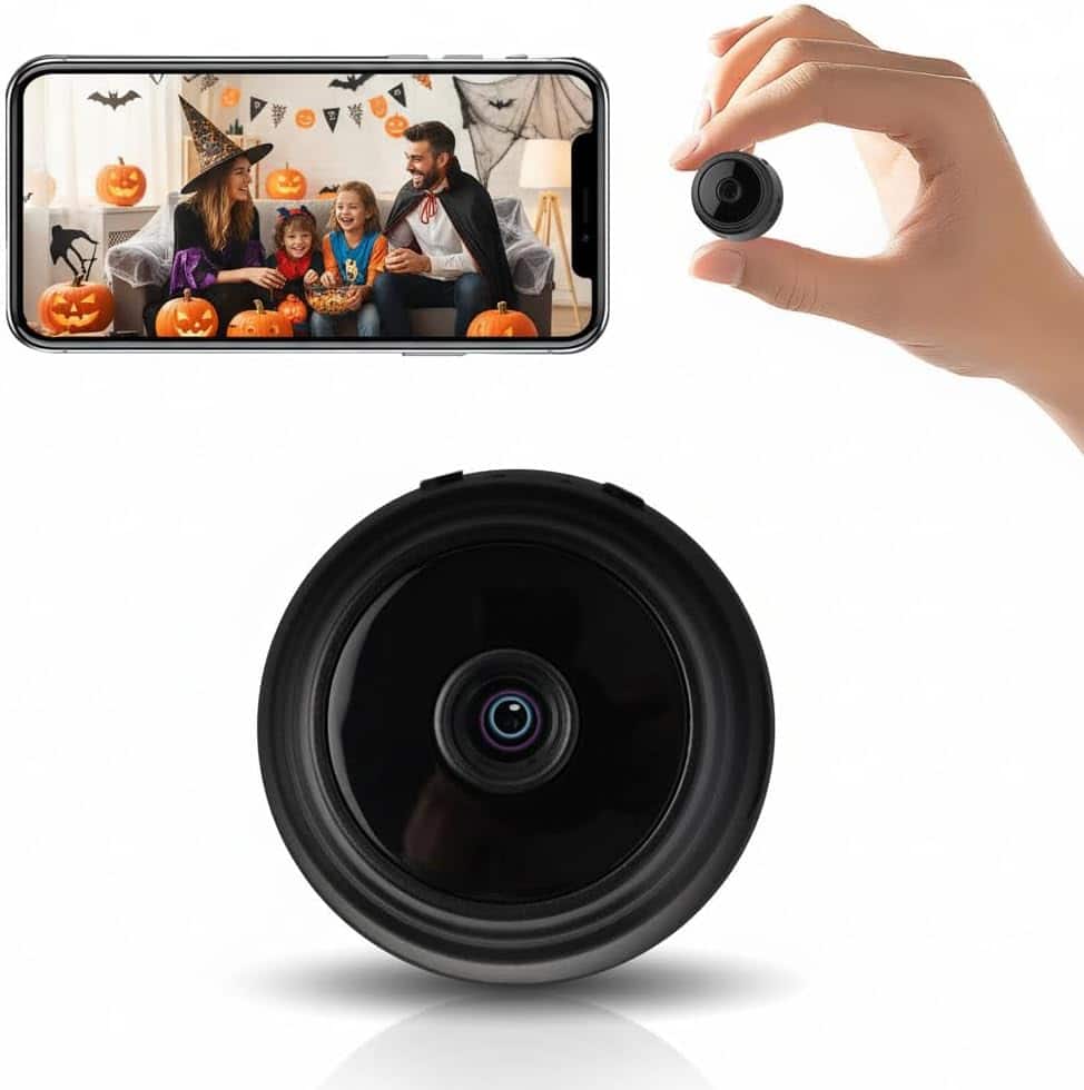 Cluzine - Hidden Cameras,Nanny Cam,WiFi Wireless,1080P HD Security for Surveillance Camera with Motion Detection and Night Vision