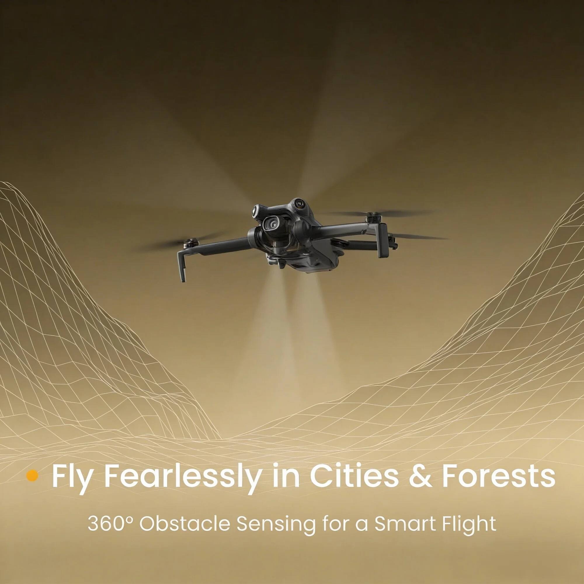 Fly Fearlessly in Cities & Forests  
360° Obstacle Sensing for a Smart Flight