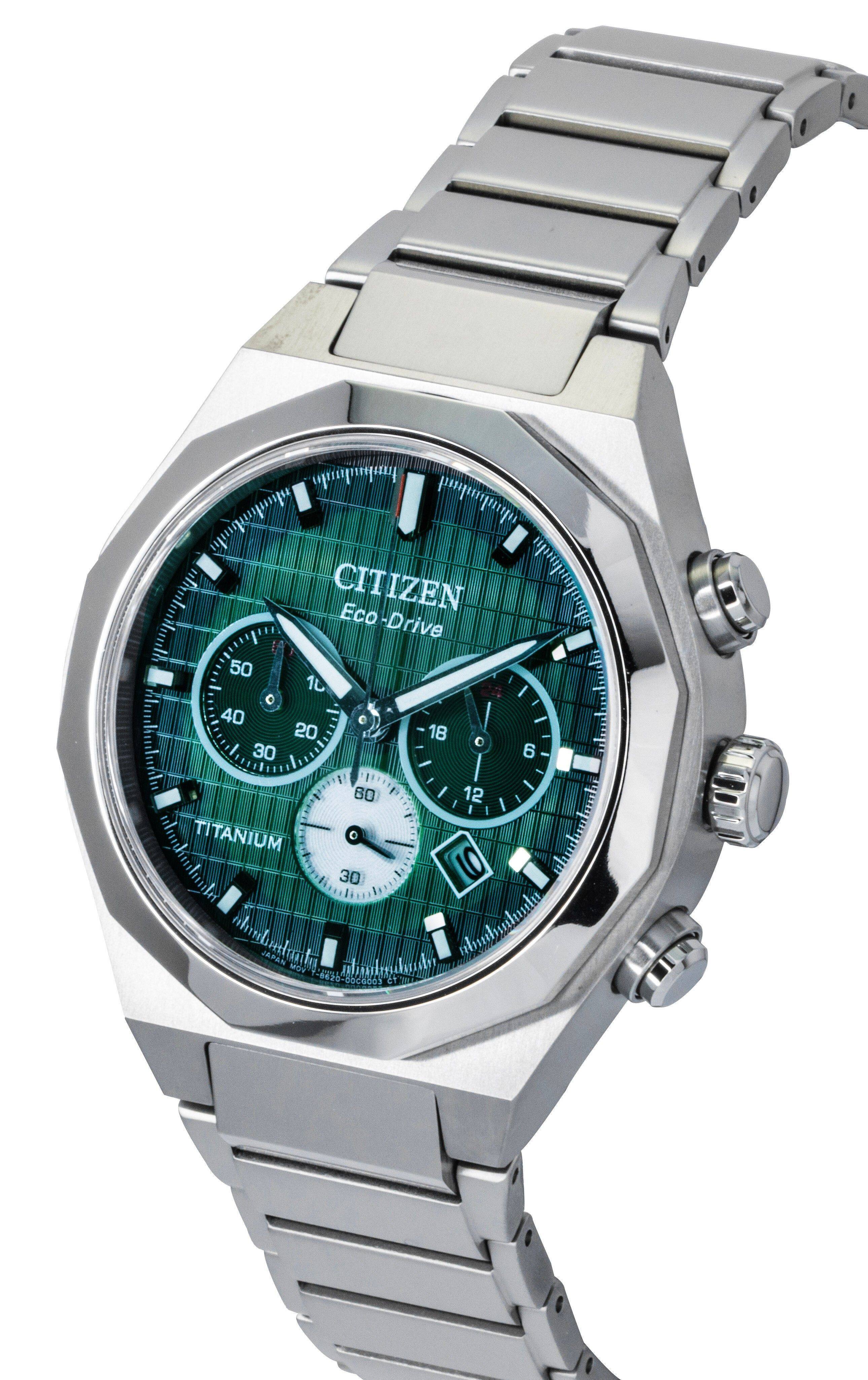 CITIZEN Eco Drive 50 10 40 20 18 30  
6  
TITANIUM  
60 30  
12 6  
JAPAN  
VOM 620-0000003 GT