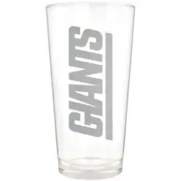 Great American Products - New York Giants Etched 16oz. Vertical Rally Cry Pint Glass - Multicolor