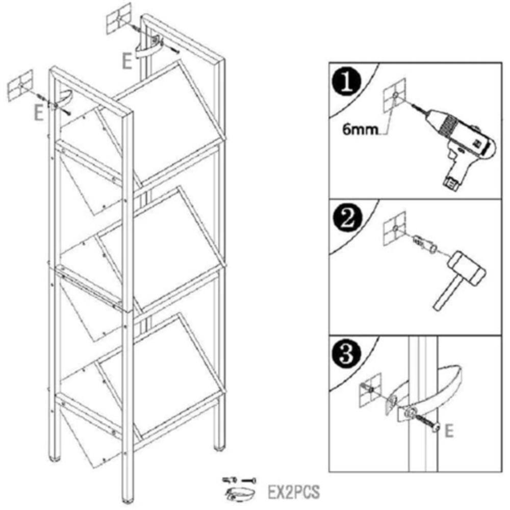 E 1 6mm 2 E 3 E EX2PCS