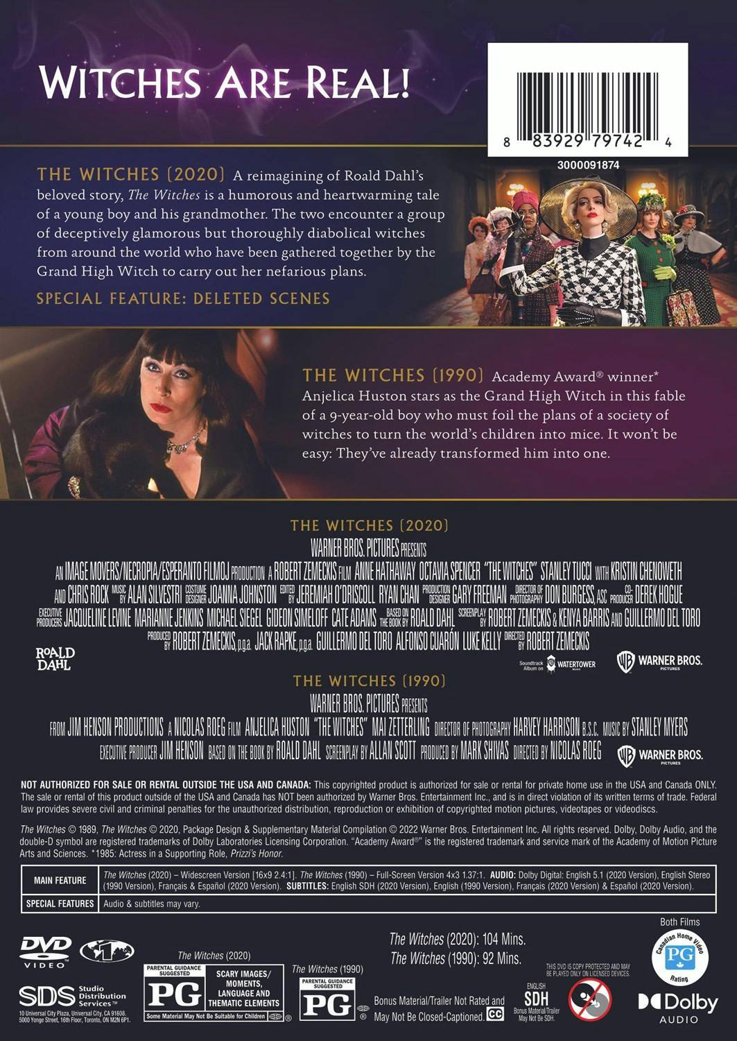 Back. Witches (DVD Double Feature) [DVD].
