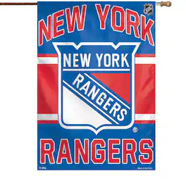 WinCraft - New York Rangers 28" x 40" Primary Logo Single-Sided Vertical Banner - Multicolor