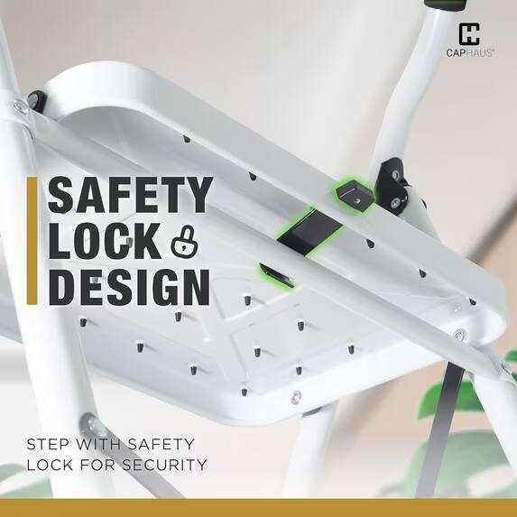 H CAPHAUS SAFETY LOCK 8 DESIGN STEP WITH SAFETY LOCK FOR SECURITY