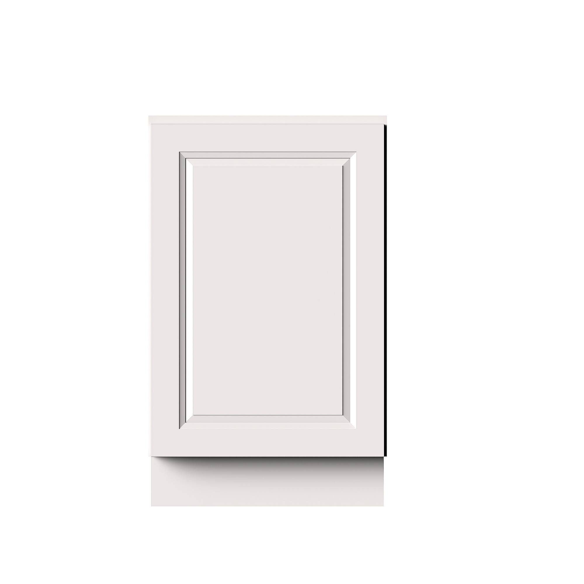Alt View 1. Boyel Living - 21-in W x 34.5-in H x 24-in D Shaker Full-Height Door Kitchen Base Cabinet with Soft-Close Hinges - Glacier White.