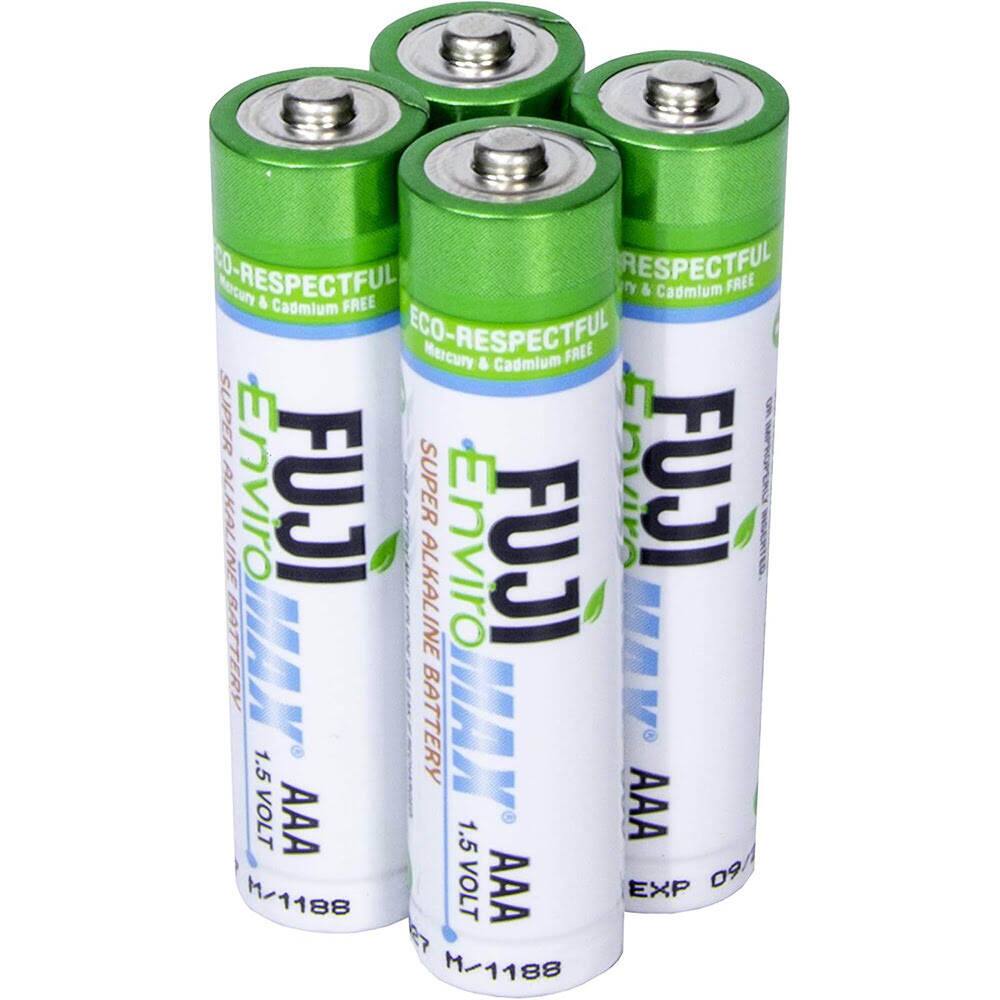 ECO-RESPECTFUL Mercury & Cadmium FREE  
SUPER ALKALINE BATTERY  
FUJI  
1.5 VOLT AAA  
EXP 09 M/1188