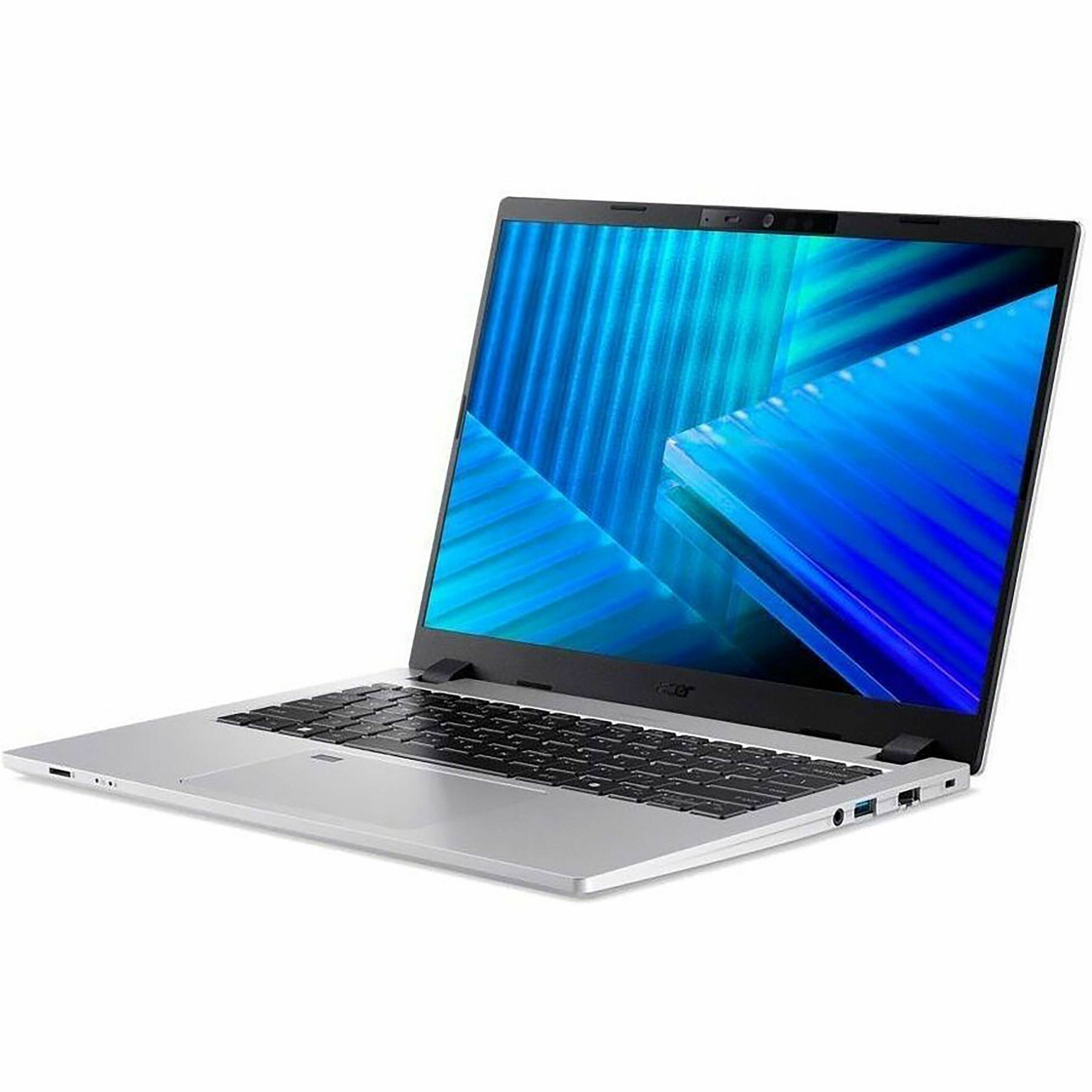Alt View 16. Acer - TravelMate P2 14 TMP214-56-G2 14" IPS LCD 1920 x 1200 (WUXGA) Laptop - Intel Core Ultra 5 - 16GB Memory - 512 SSD - Silver.
