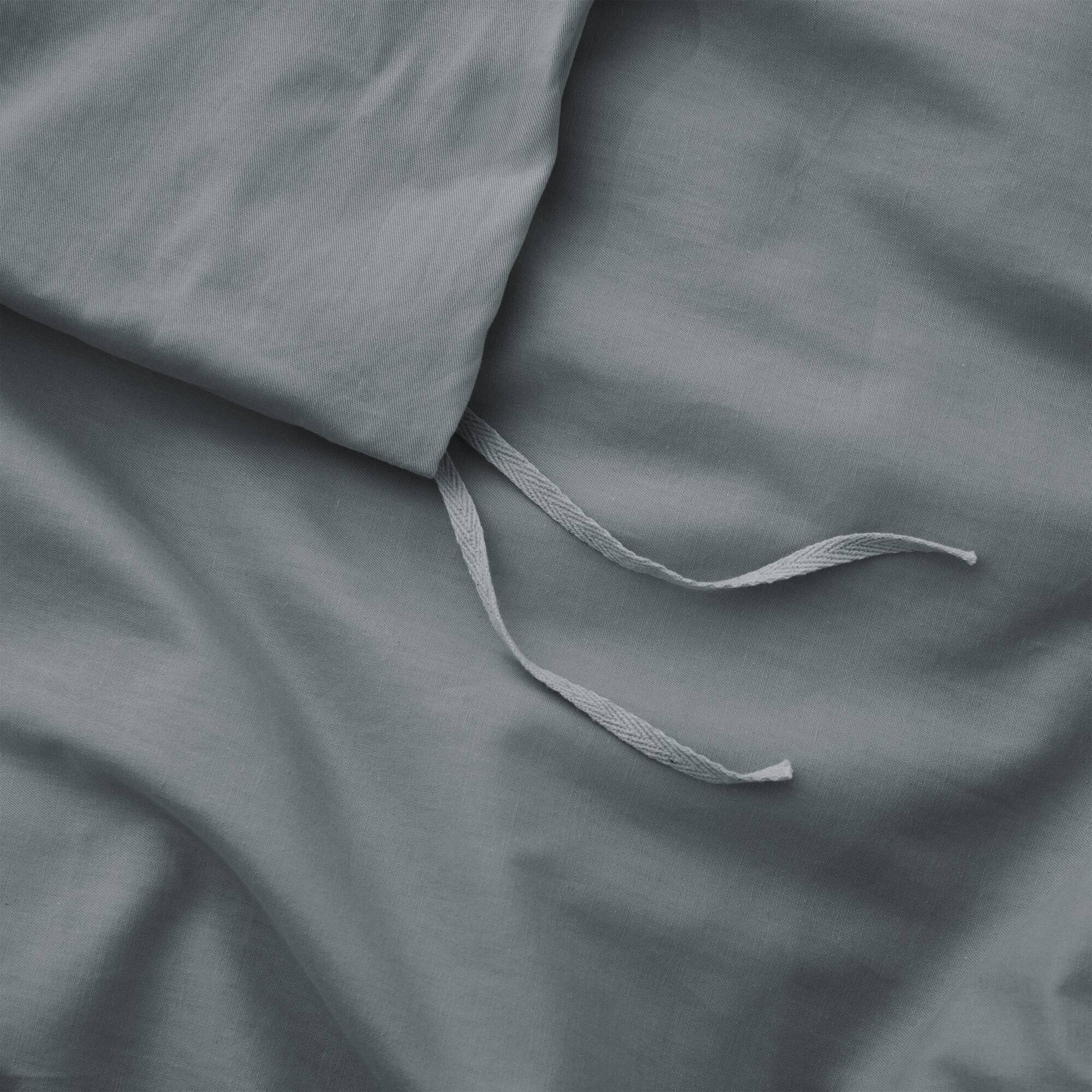 Alt View 1. Peace Nest - Peace Nest All Season 100% Cotton Soft and Breathable Duvet Cover Set, Gray, King - Gray.