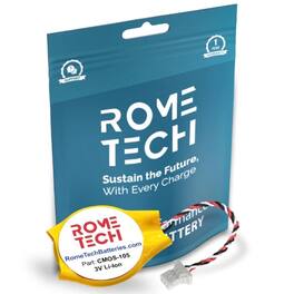 RomeTech - Replacement RTC CMOS Battery for Dell (Part Number) GC02000KG00
