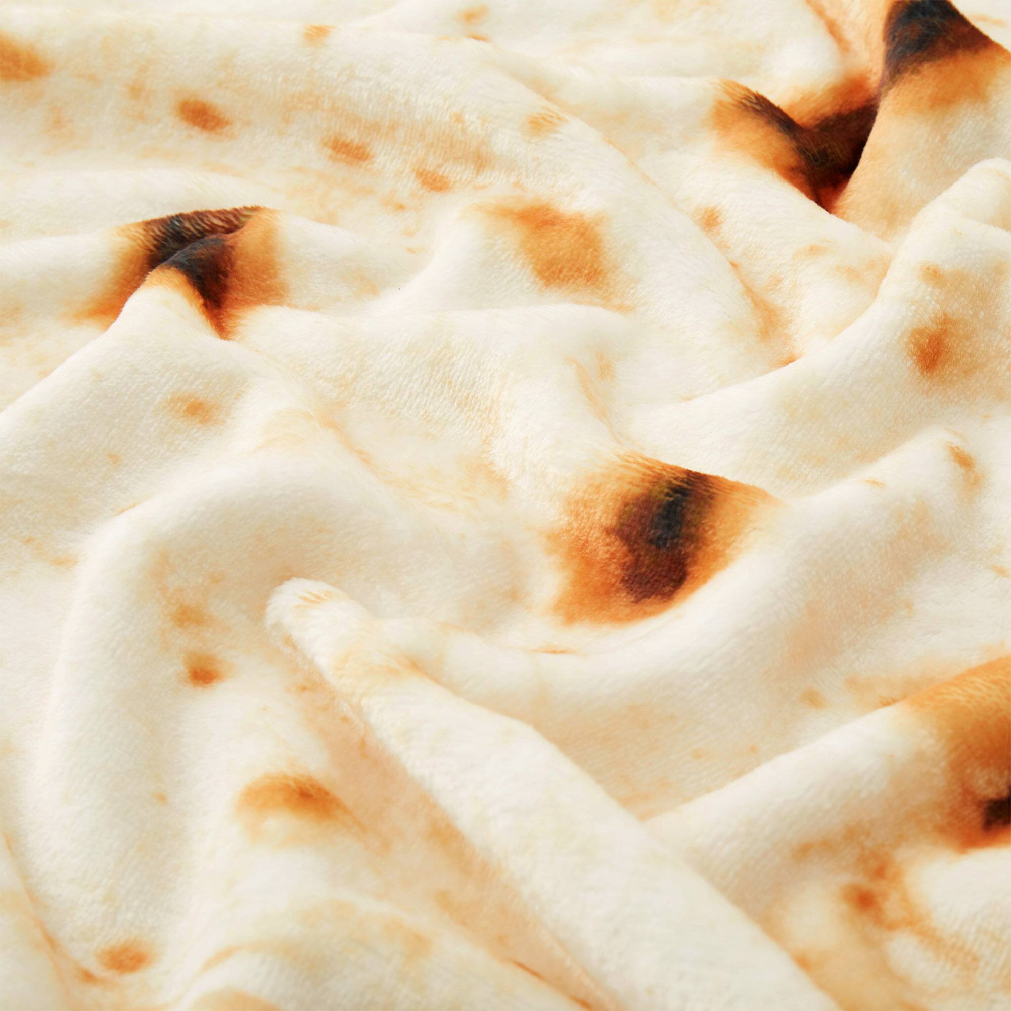 Alt View 1. Peace Nest - Peace Nest Kids' and Adult Halloween Food Throw Blanket, Charpati, 60" - Charpati.