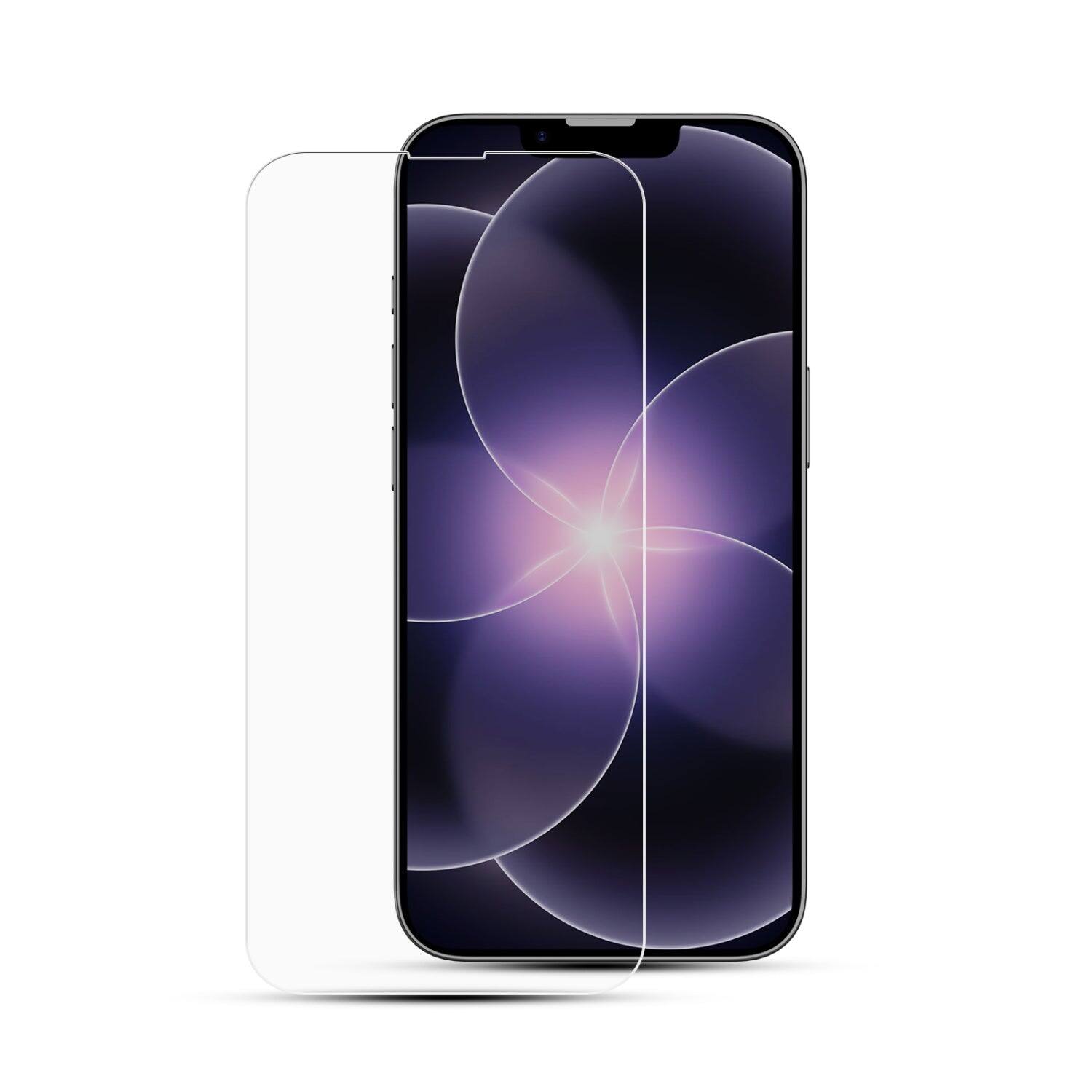 Front. Echelon - echelon Tempered Glass Screen Protector (2.5D) for iPhone 17e / 16e / 14 / 13 / 13 Pro - Clear.