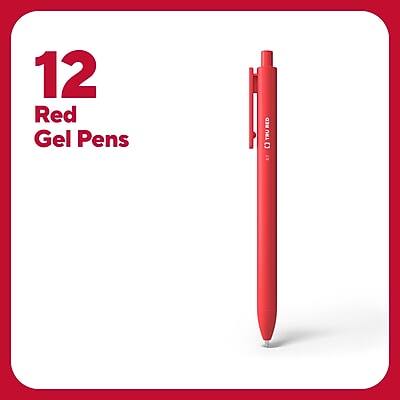 12 Red Gel Pens