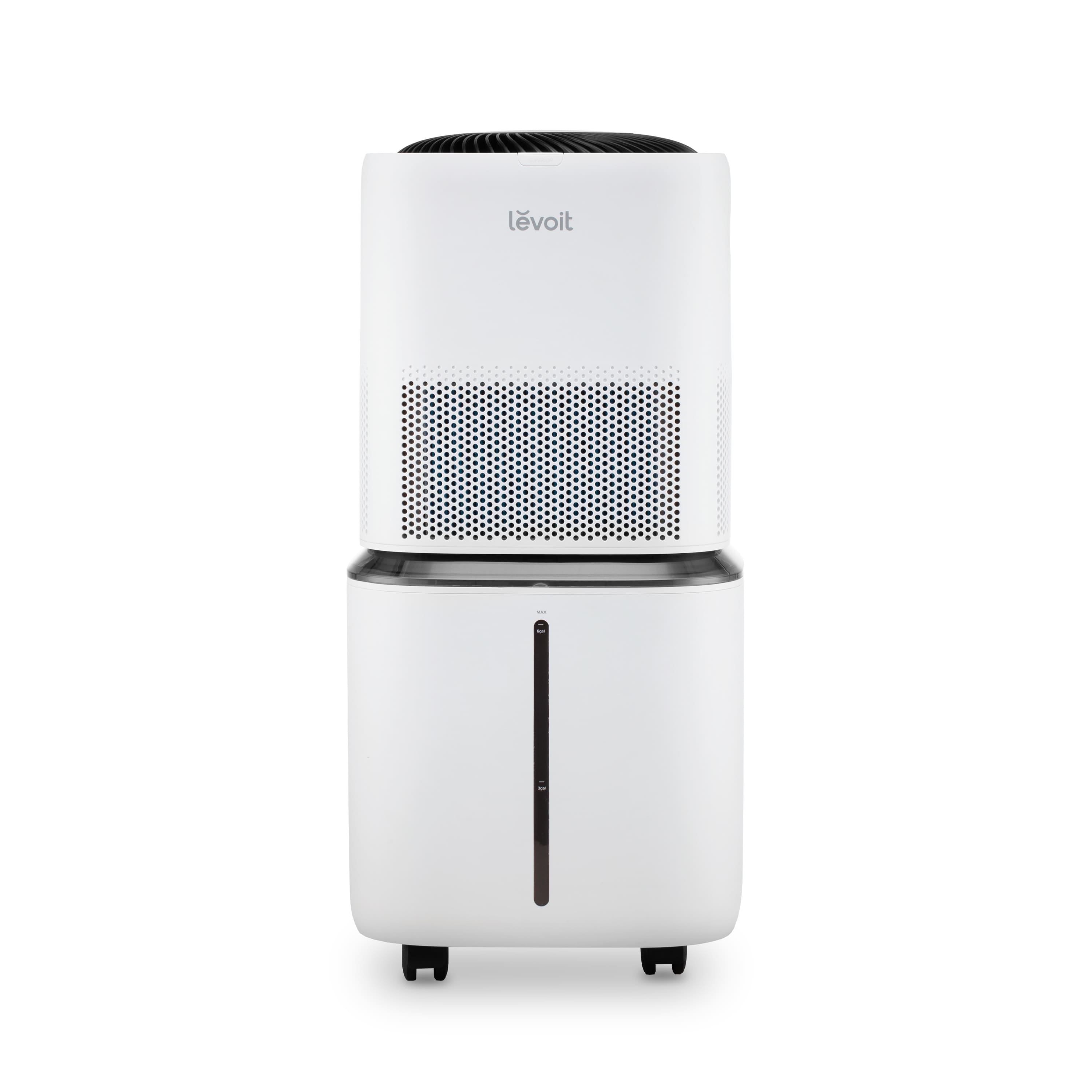 Front. Levoit - Superior 6000S Six Gallons Smart Evaporative Humidifier - White.