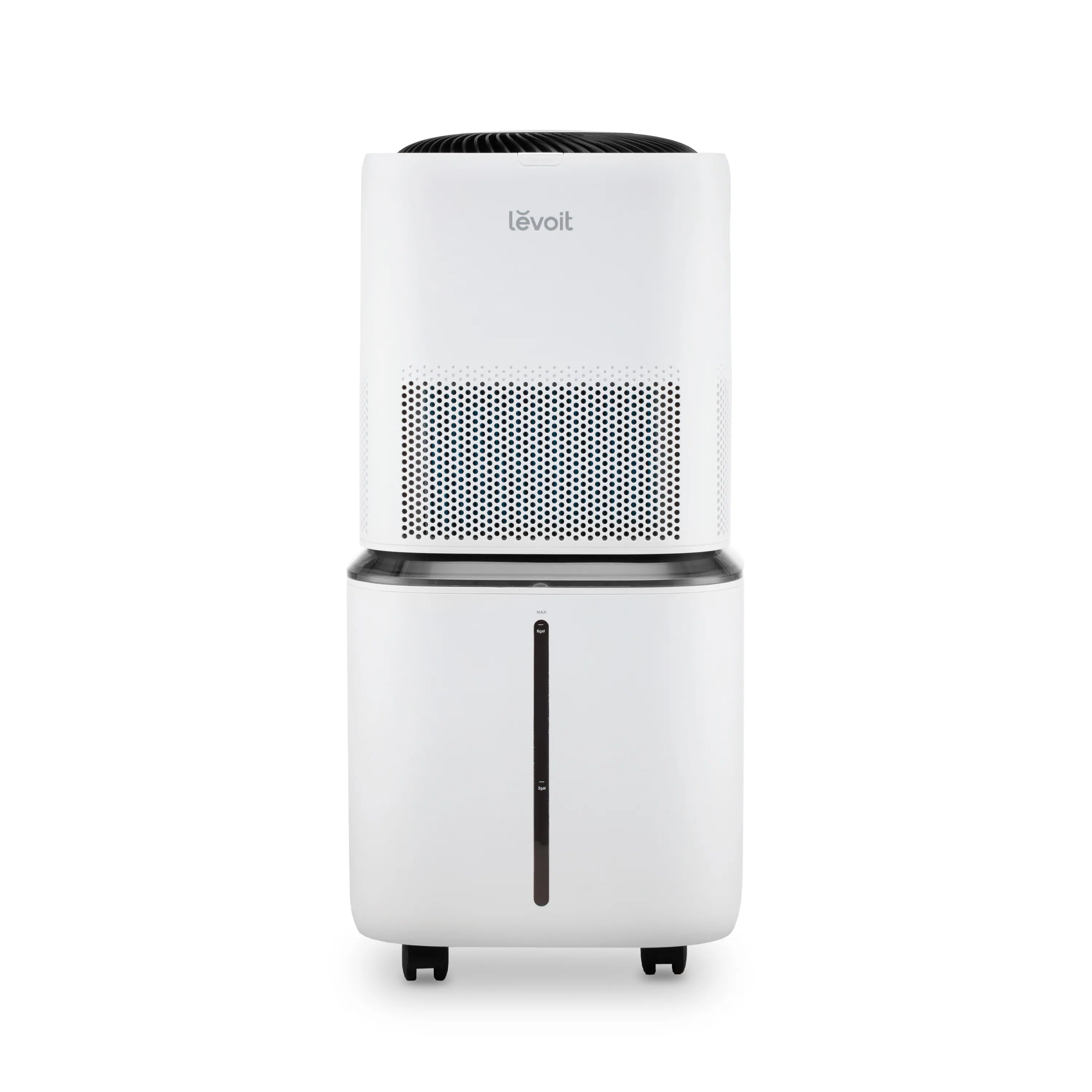 Front. Levoit - Superior 6000S Six Gallons Smart Evaporative Humidifier - White.