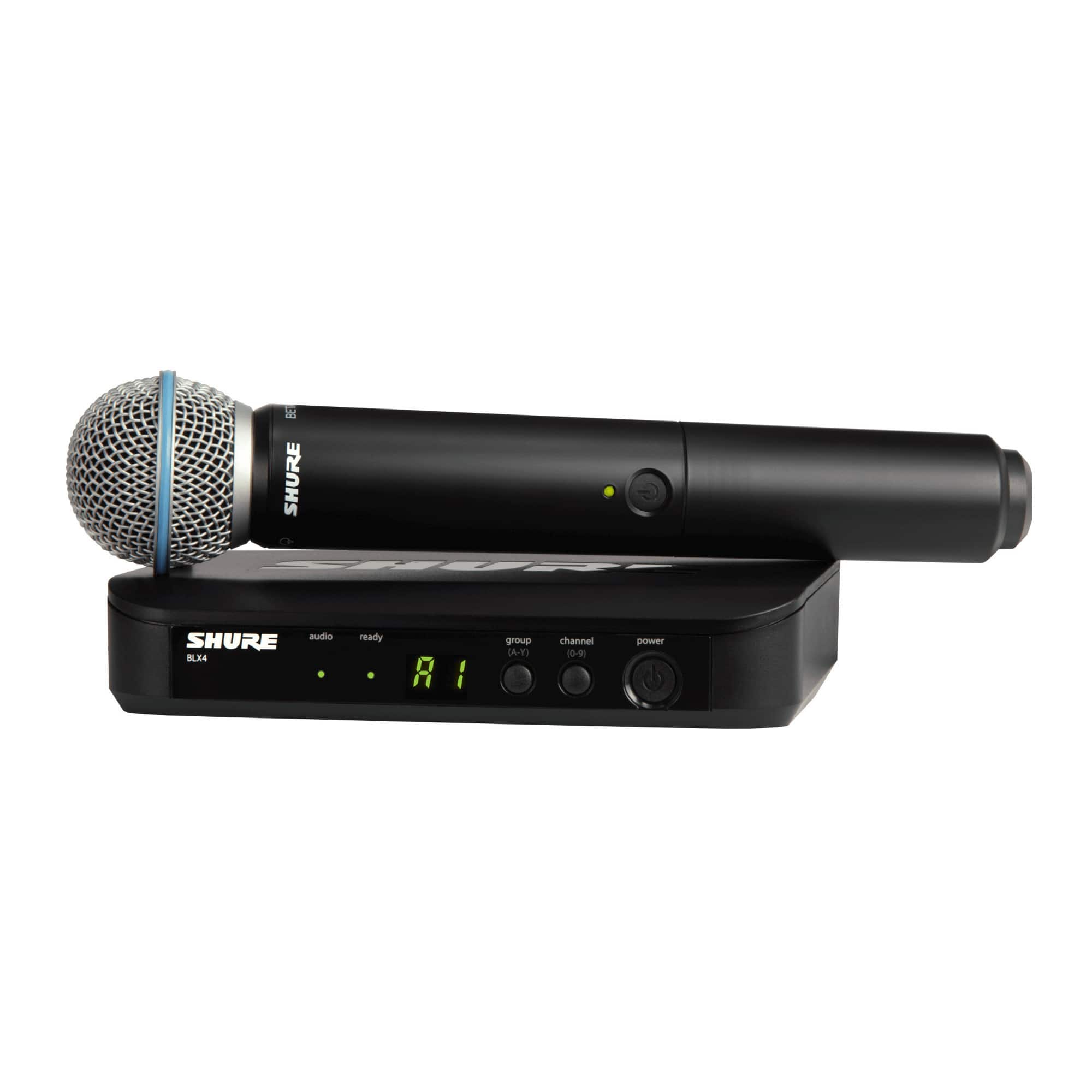 Shure - BLX24/B58 10 mW Wireless Handheld Microphone System with H10 Band