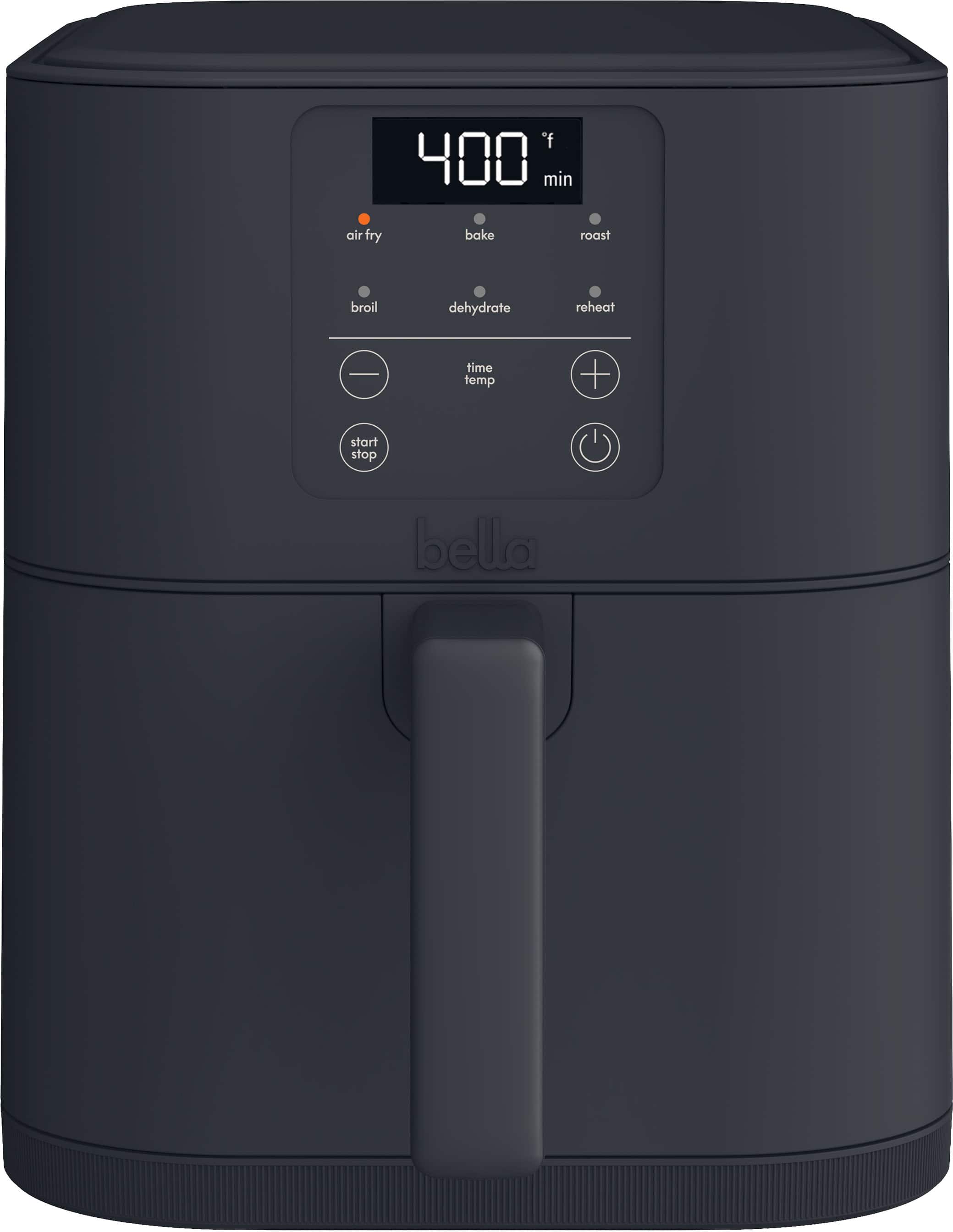 Bella - Fits-anywhere Kitchenware: 6-qt. Slim Air Fryer - Slate