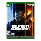 XBOX SERIES X
XBOX ONE
CALL OF DUTY
BLACK OPS 7
MATURE 17+
M
REQUIRES CONTENT
ESRB DOWNLOAD
Requires: Xbox Subscription & Internet