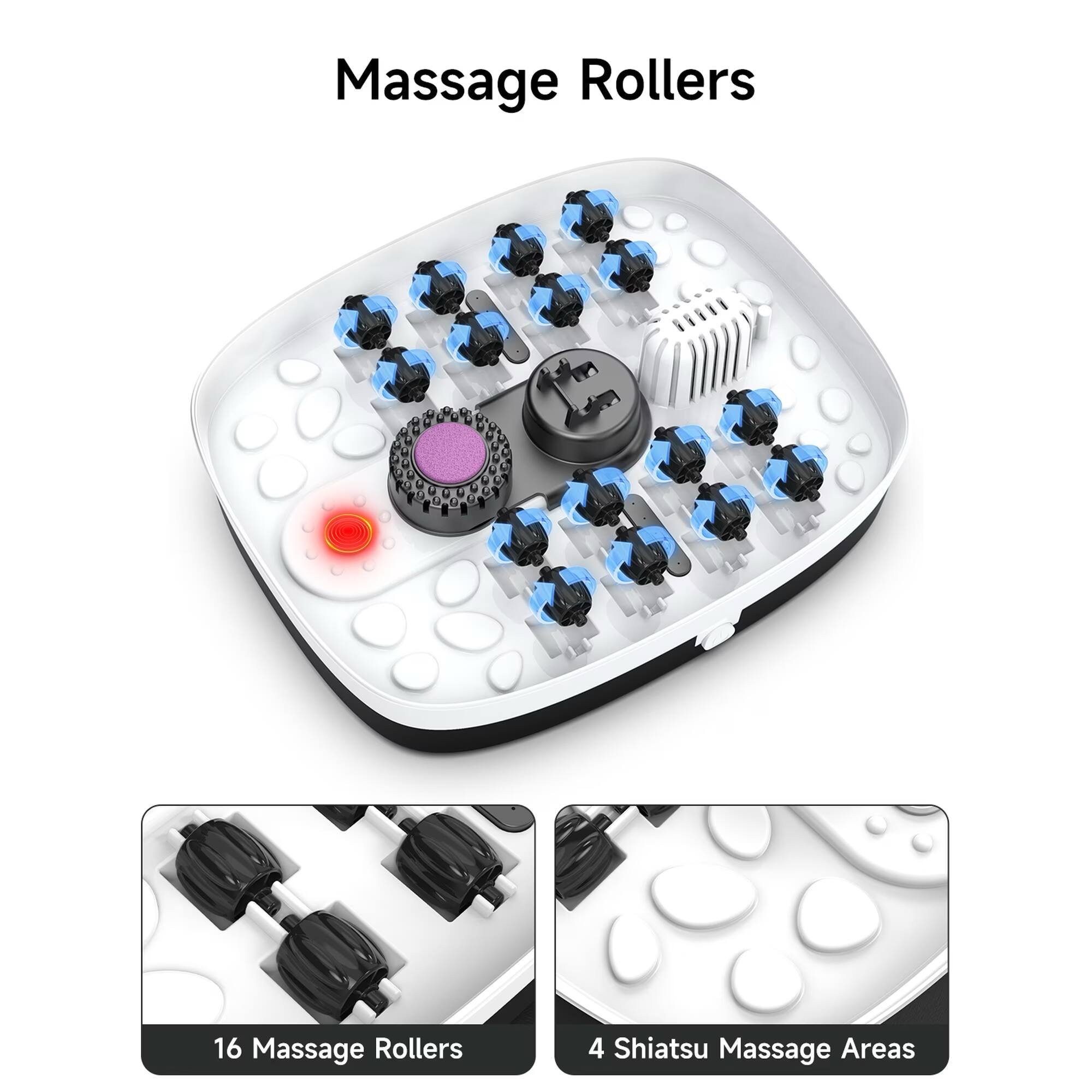 Massage Rollers

16 Massage Rollers

4 Shiatsu Massage Areas