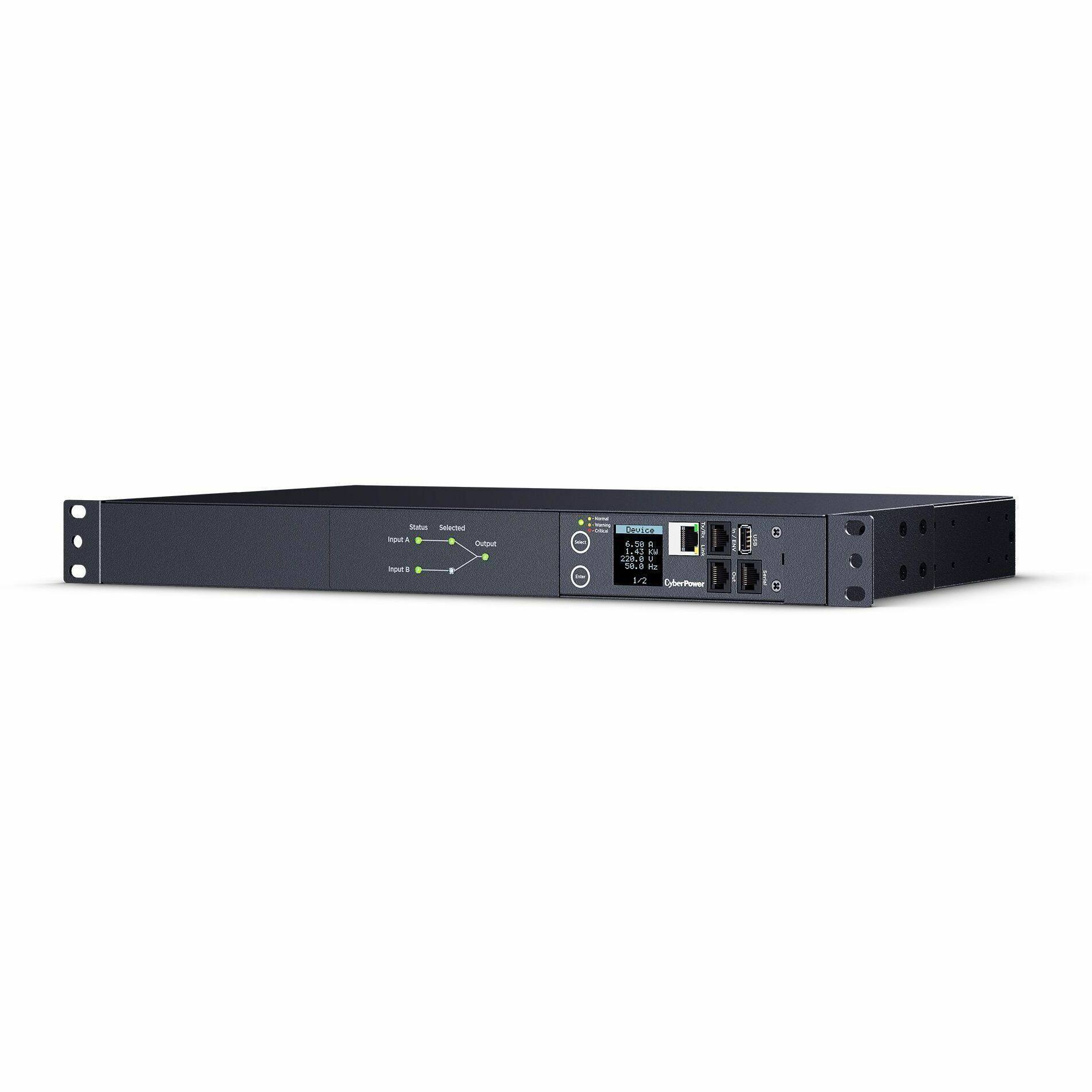 CyberPower Switched ATS PDU PDU44004 12 Outlets PDU Black - Best Buy