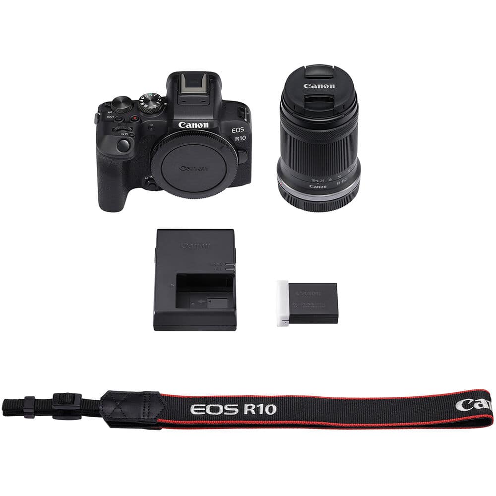 Bundle Canon EOS R10 Mirrorless Camera W/ 18 150mm Lens + 64GB