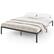 Alt View 9. Gymax - Gymax Queen Size Metal Bed Frame Heavy Duty Support Slats Mattress Foundation - Black.